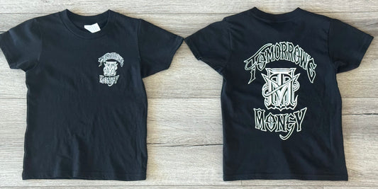2Morrows Money™ Kids Black Graphic Tee