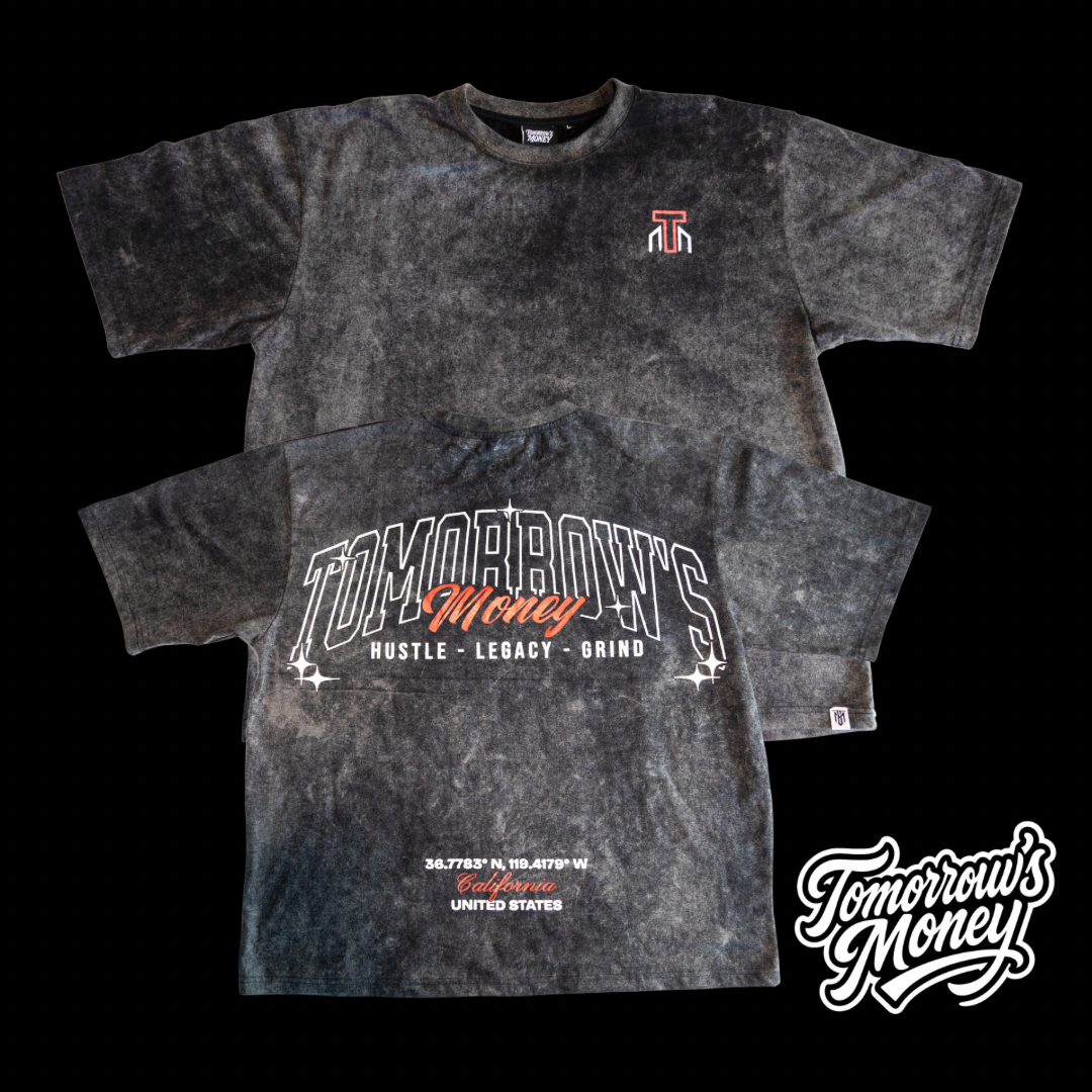 Tomorrows Money _washed black Tee